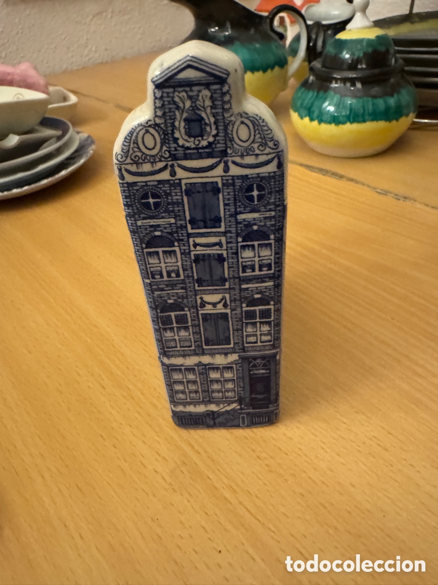 Vintage: Miniatura casa canal holandesa