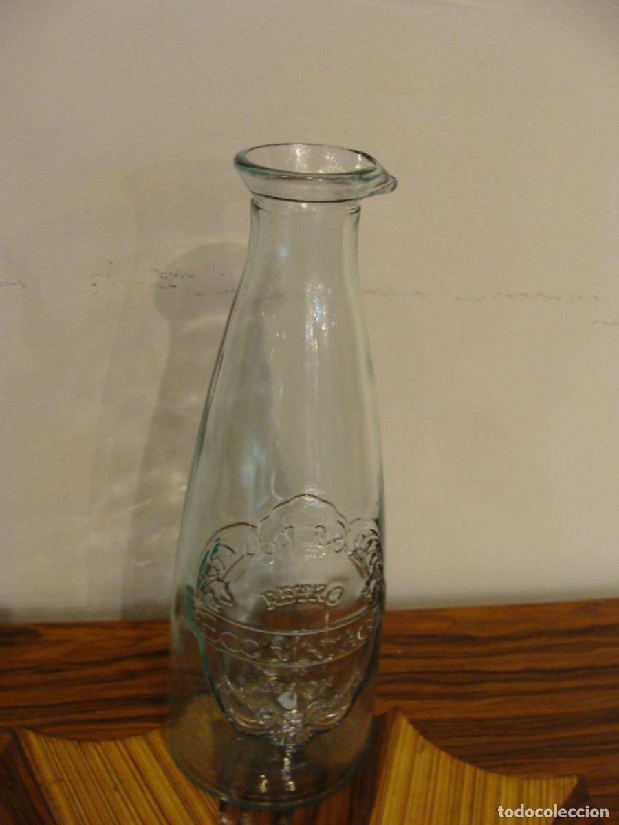 Vintage: Decantador de vino realizada vidrio reciclado