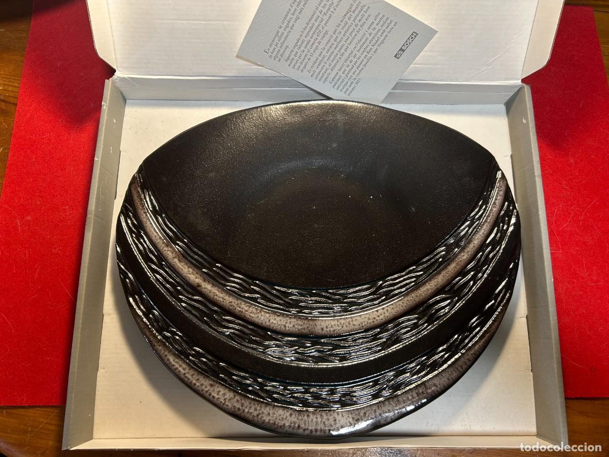 Vintage: Centro de mesa de ceramica decorativa (nueva en su caja)