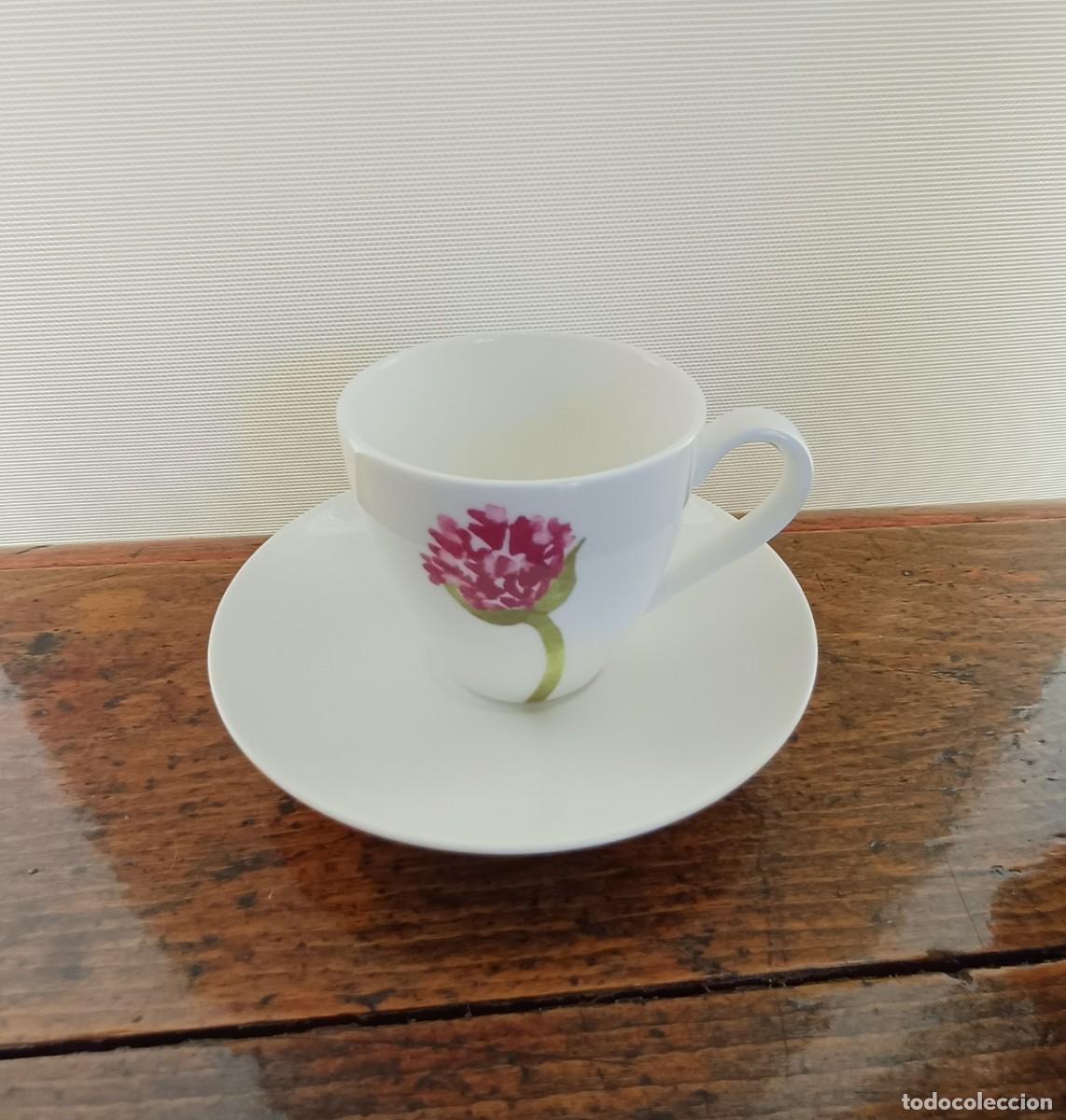 Vintage: Conjunto de taza y plato de porcelana Villeroy & Boch