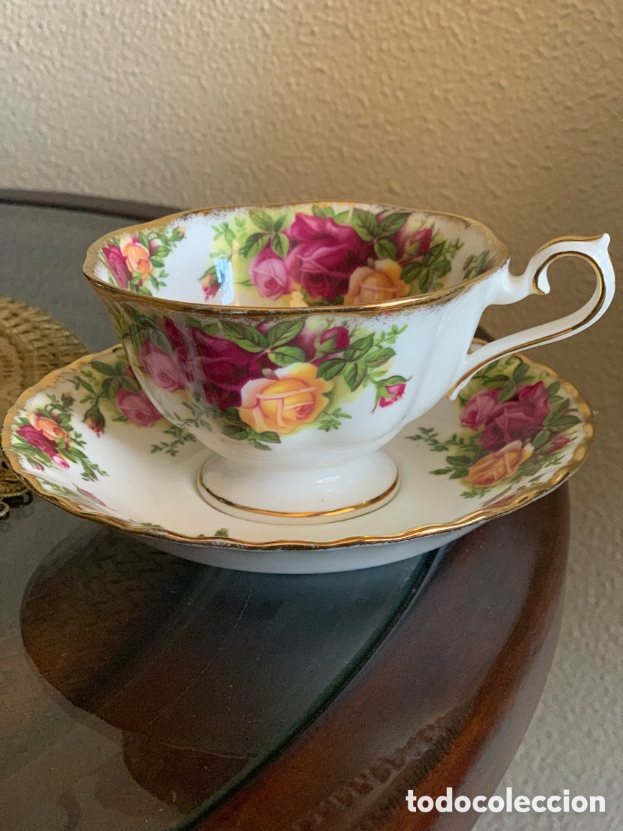 Vintage: Taza de porcelana Royal Albert grande