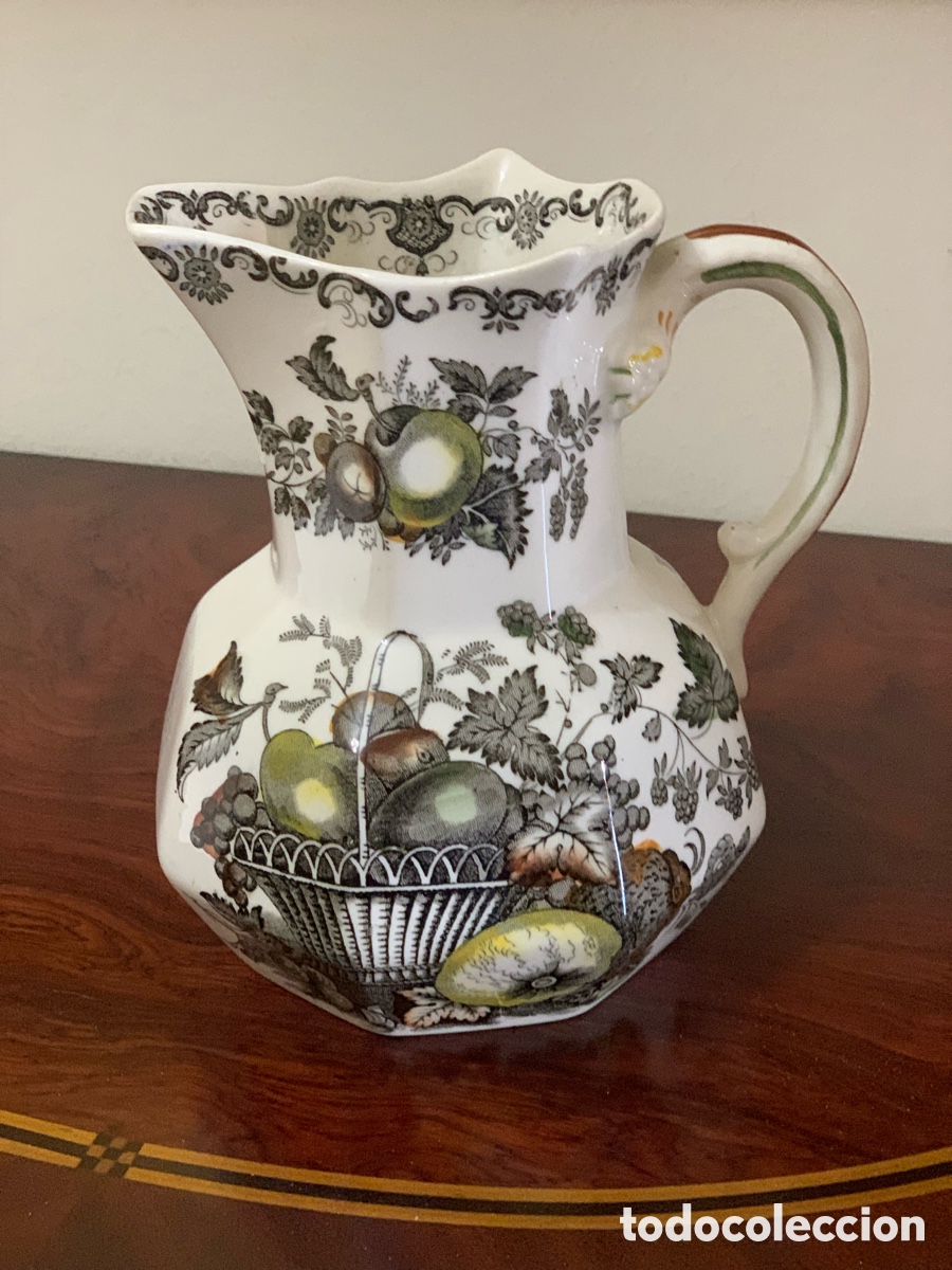 Vintage: Jarra porcelana inglesa Mason&rsquo;s Ironstone Fruit Basket&ndash; 750 ml