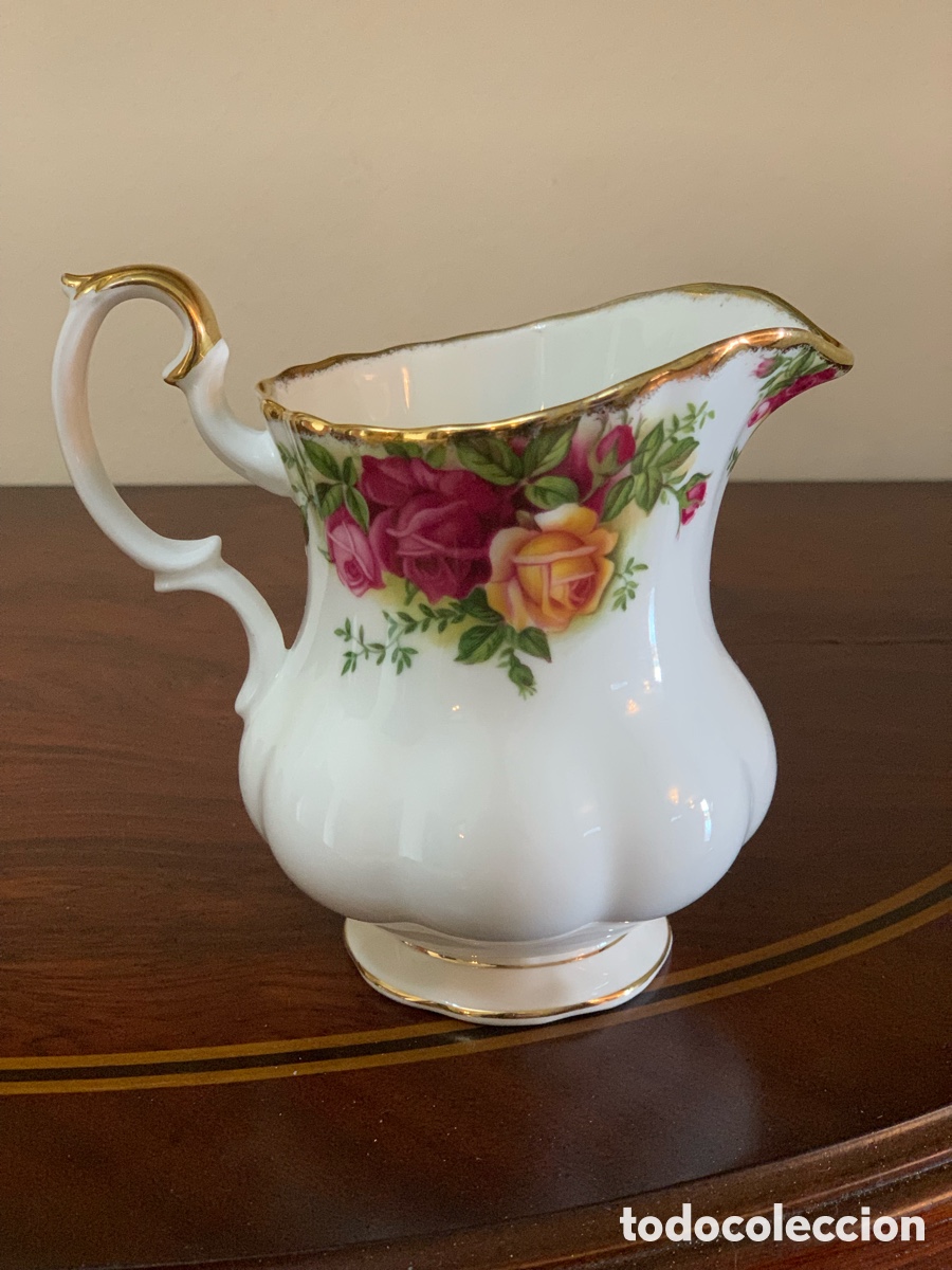 Vintage: Jarra Lechera Royal Albert Old Country Roses &ndash; Porcelana inglesa