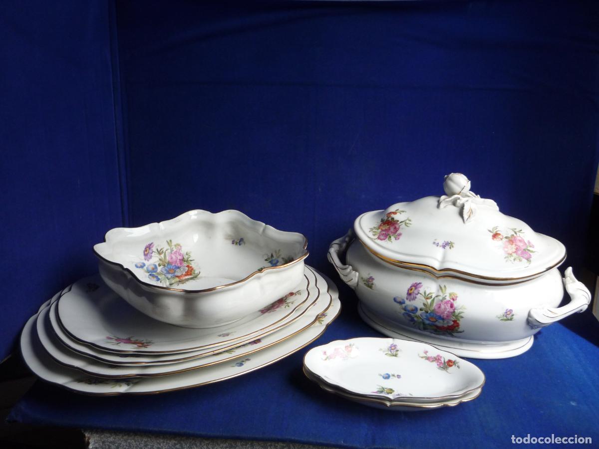Vintage: LOTE 7 PIEZAS PORCELANA BIDASOA