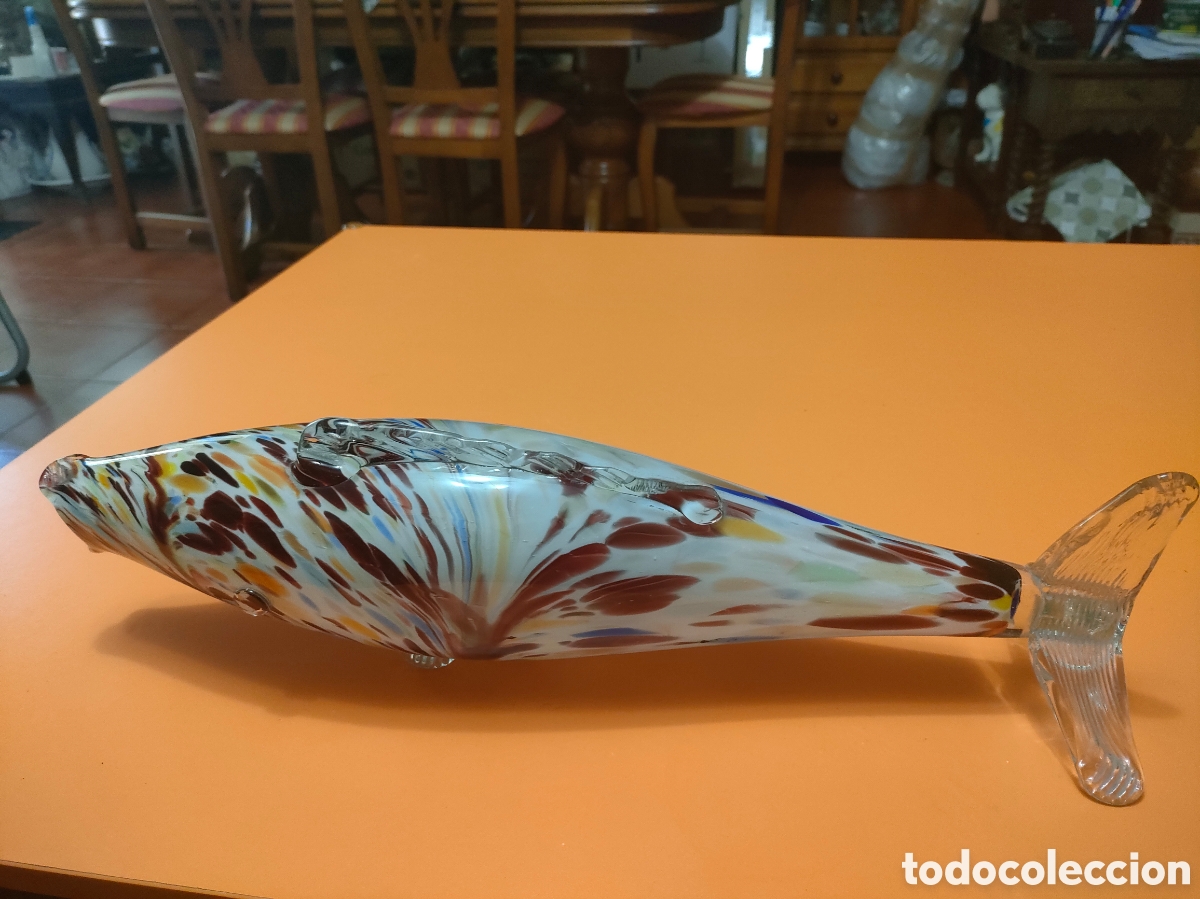 Vintage: Gran Pez de murano a&ntilde;os 60-70