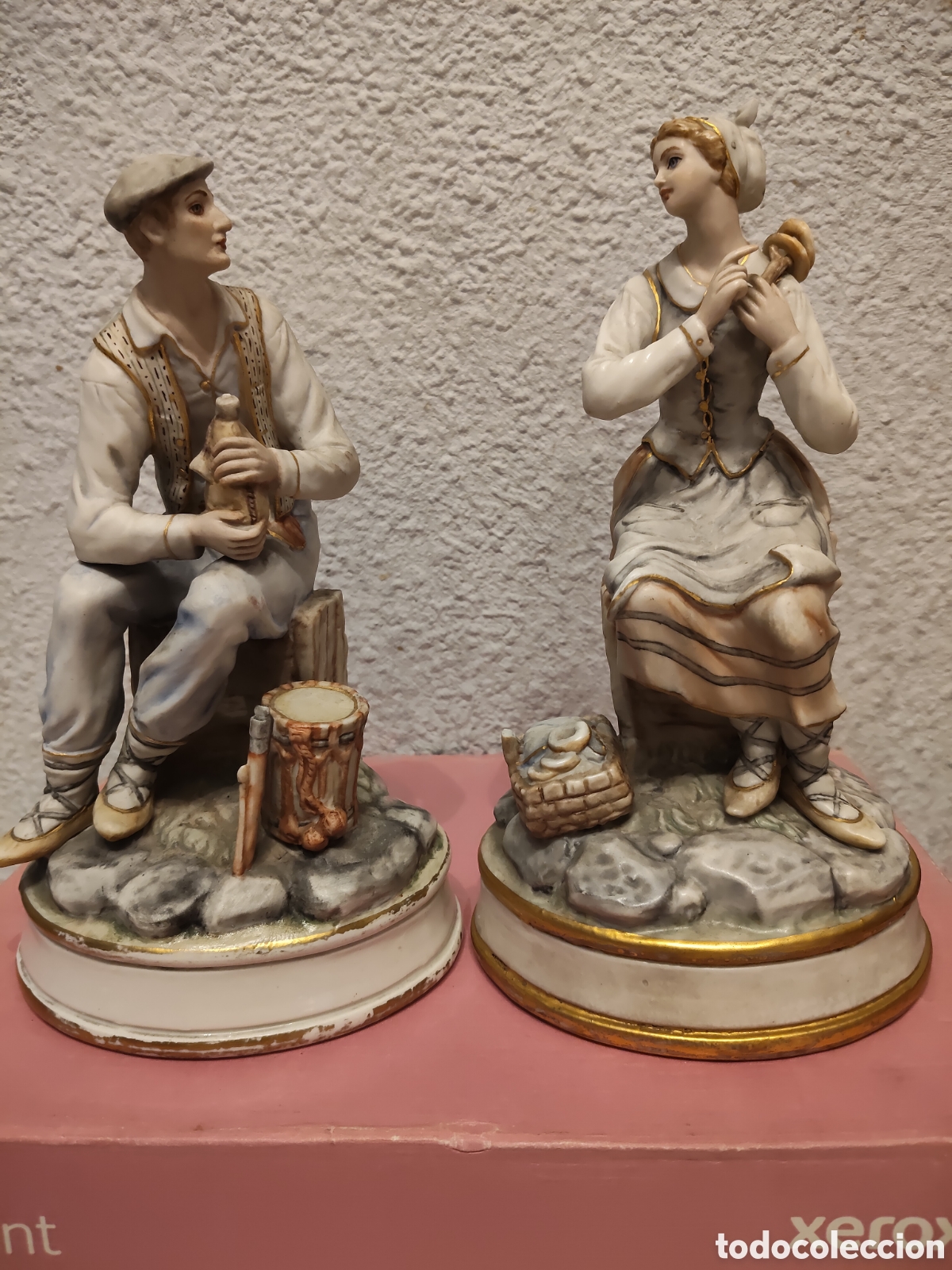 Vintage: FIGURAS DE CER&Aacute;MICA ITALIANA