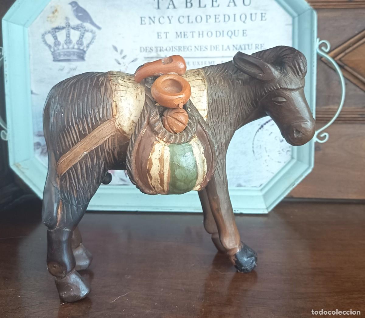 Vintage: Burro de terracota 20 x 22 cm