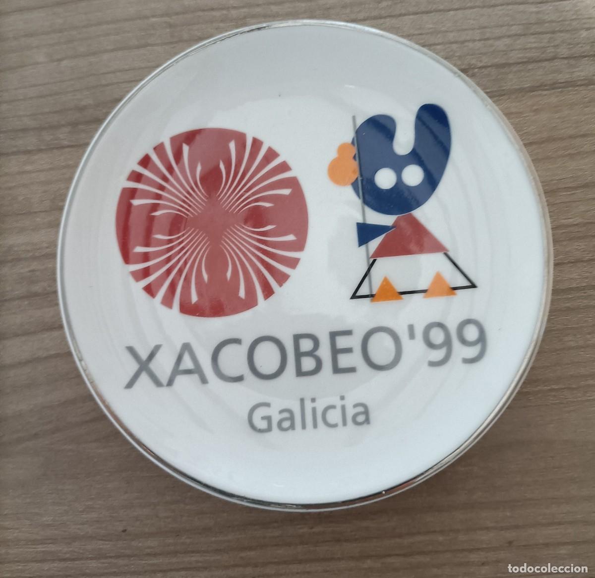 Vintage: Porcelana o ceramica, plato conmemorativo Xacobeo 99 - Galicia - porcelanas Elica