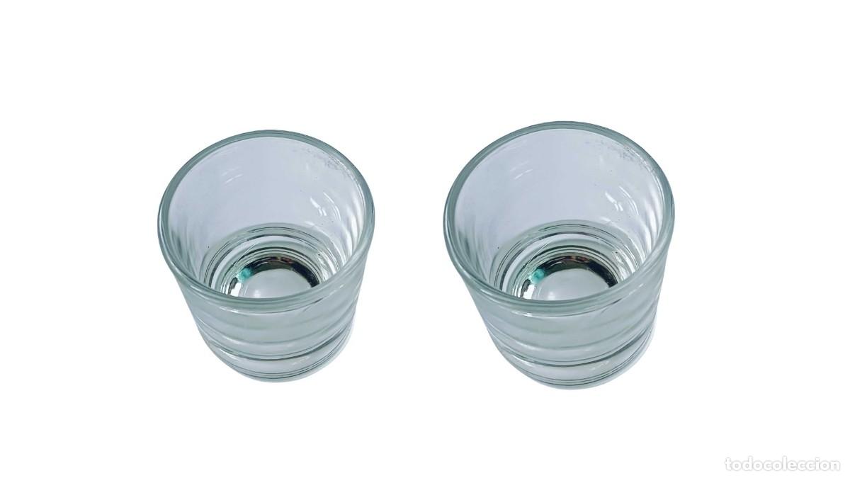 Vintage: lote 3 vasos chupito vintage - MENAJE HOSTELER&Iacute;A RETRO