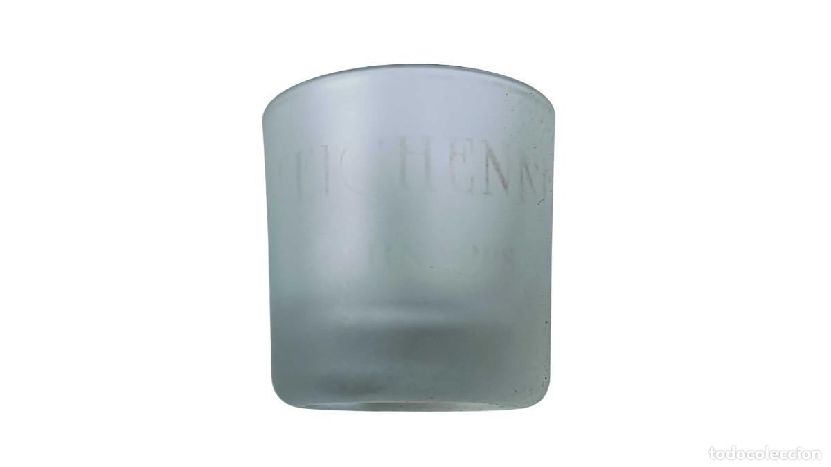 Vintage: 1 vasos chupito cerigrafiado - MENAJE HOSTELER&Iacute;A RETRO