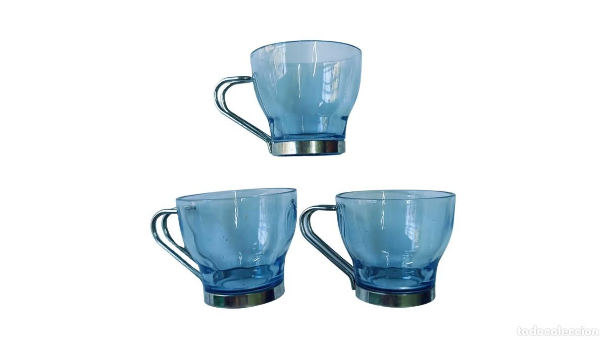 Vintage: lote 3 tazas, vintage - MENAJE HOSTELER&Iacute;A RETRO