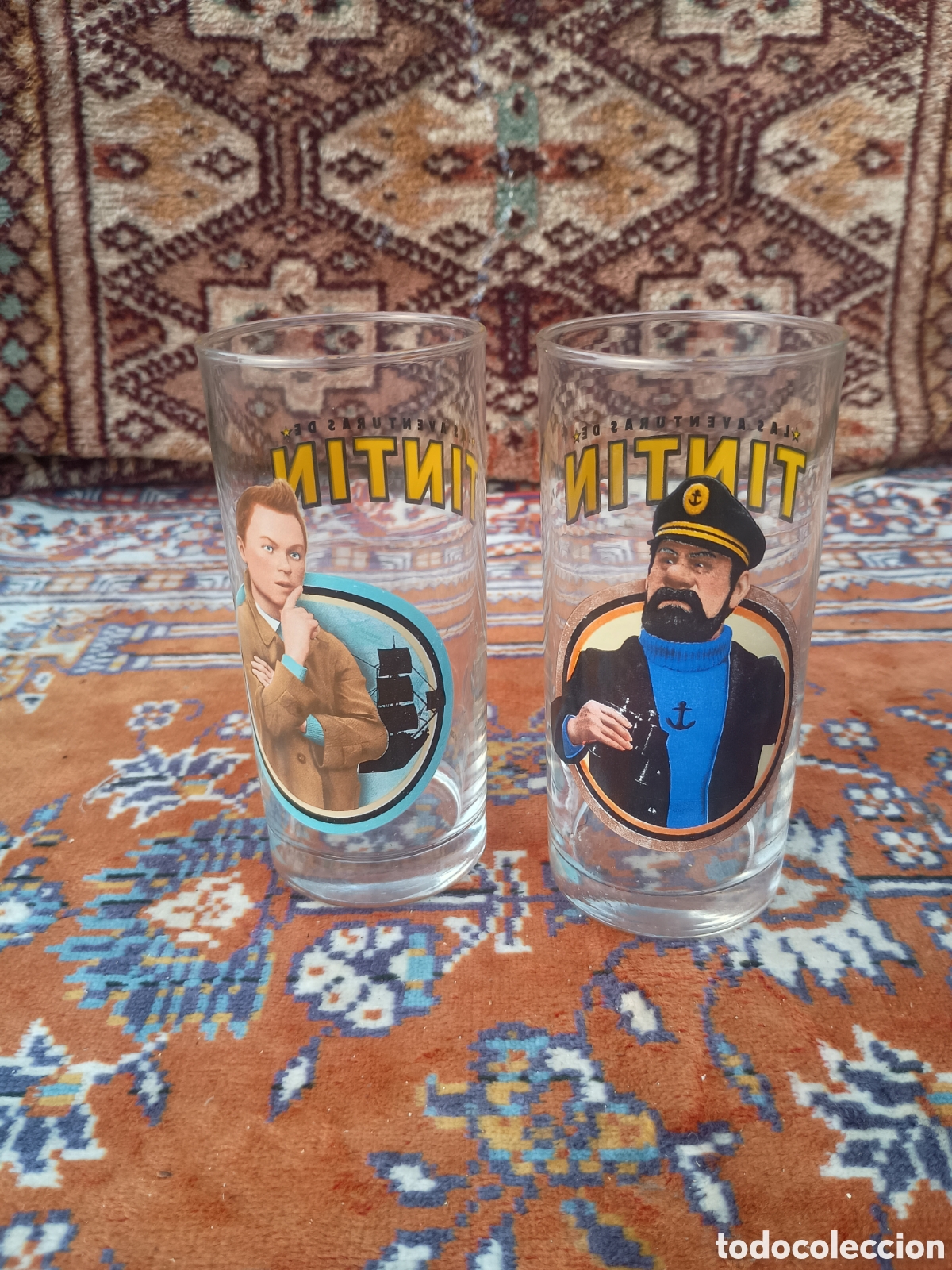 Vintage: Vasos cristal tin tin - Foto 1