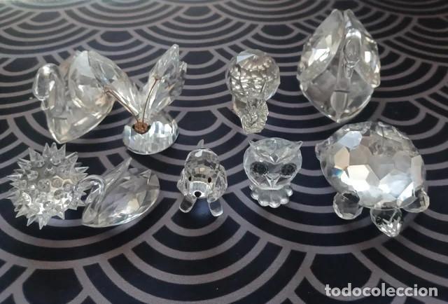 Vintage: figuras swarovsky lote 9 figuras