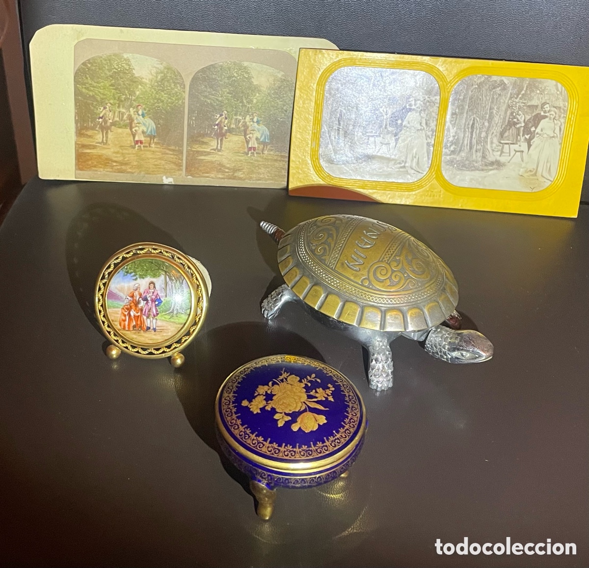 Vintage: Lote peque&ntilde;os objetos decoraci&oacute;n vintage