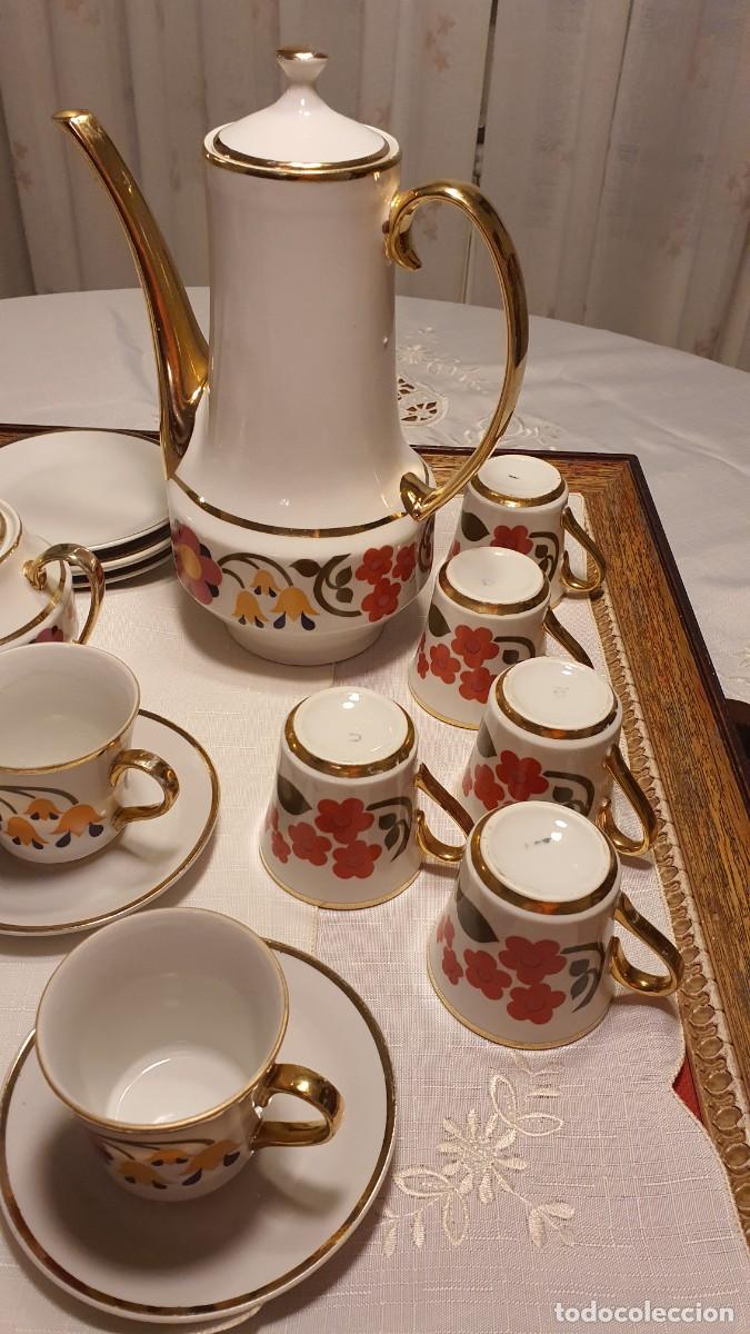 Vintage: Juego de caf&eacute; de porcelana