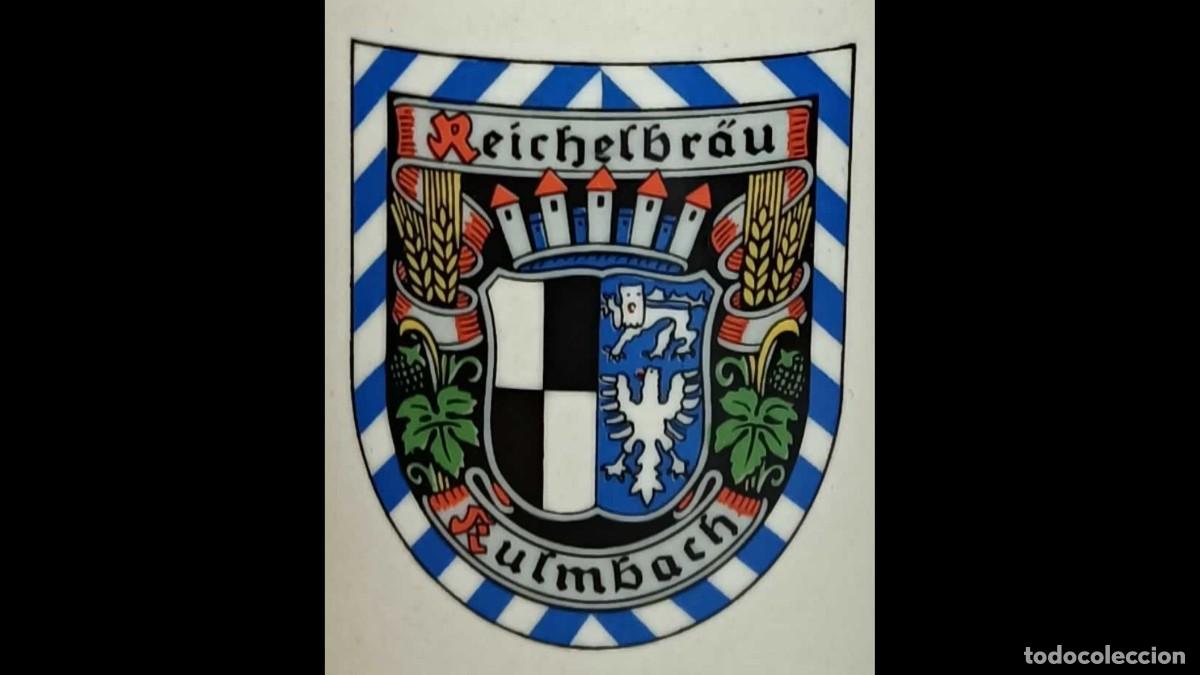 Vintage: JARRA DE CERVEZA VINTAGE - REICHELBR&Auml;U KULMBACH - CER&Aacute;MICA/GRES ALEM&Aacute;N - RETRO - A&Ntilde;OS 90