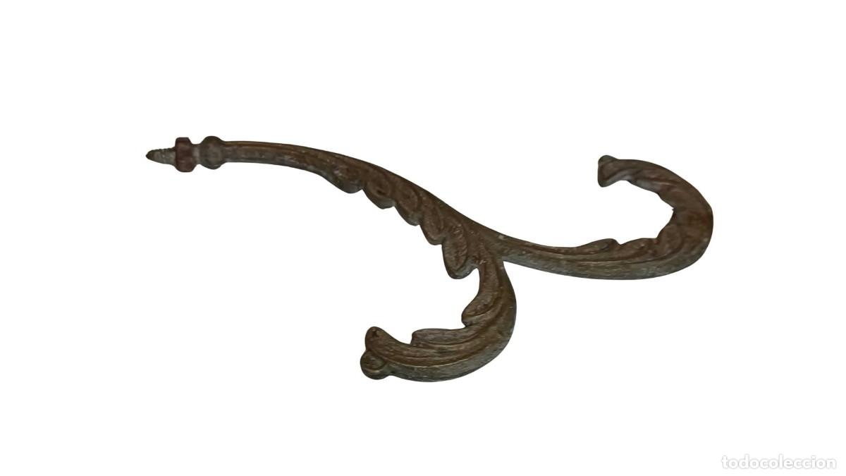 Vintage: BRAZO DE L&Aacute;MPARA DE BRONCE VINTAGE - ESTILO BARROCO CON MOTIVOS DE HOJAS - RETRO