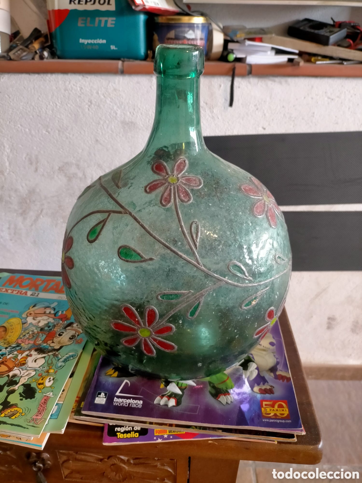Vintage: DAMAJUANA DECORADA JJ