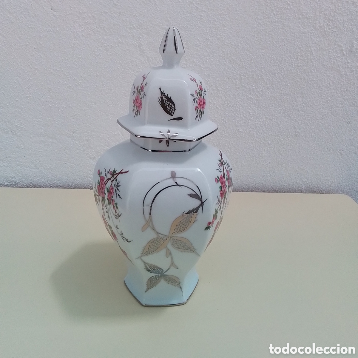 Vintage: Tibor/Tarro Jengibre Porcelana Elyca Vintage