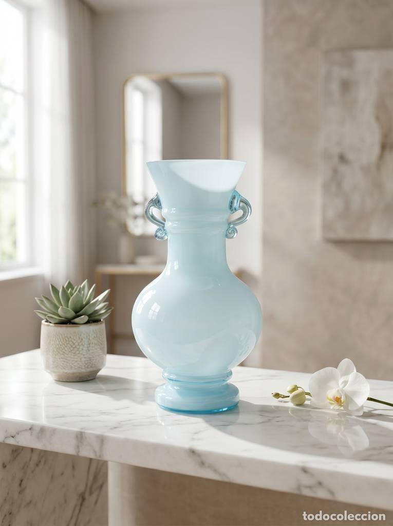 Vintage: JARRONCILLO COLOR AZUL