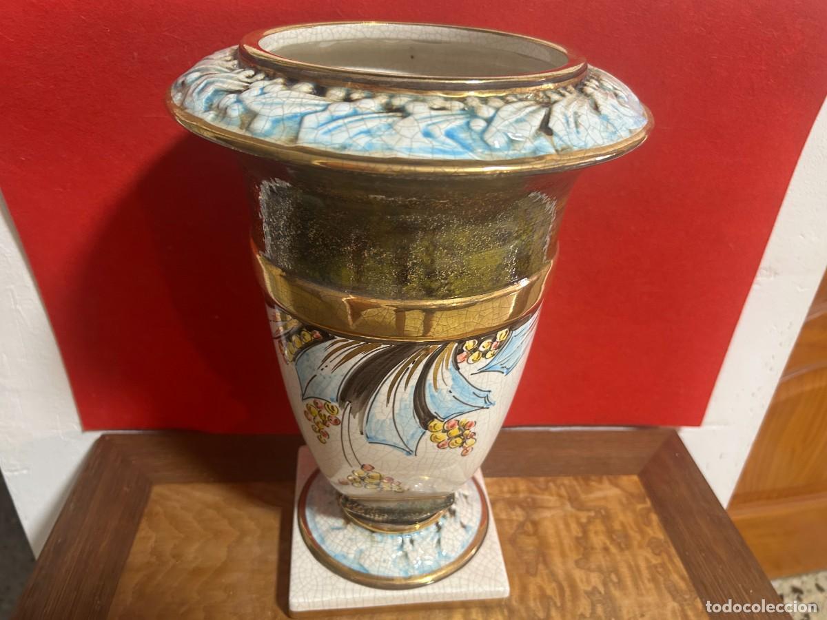 Vintage: Jarron de porcelana grande florero,marca BONDIA Valencia 15 x 36 x 27
