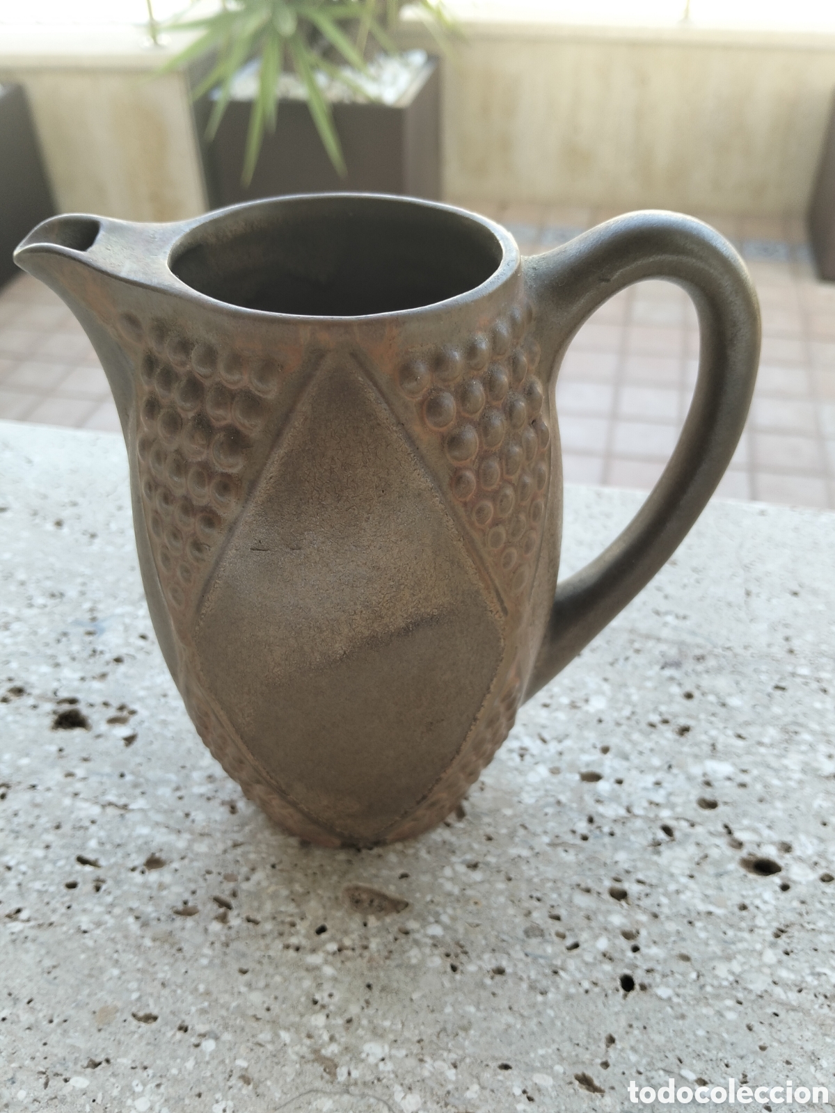 Vintage: Jarra Jarr&oacute;n Cer&aacute;mica Danesa Mid Century - Johgus Bornholm - Modelo 485 Firmado