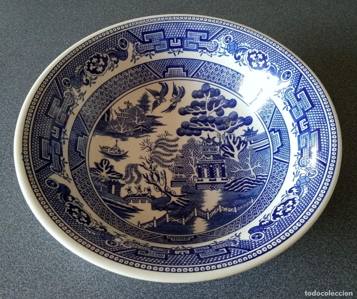 Vintage: Plato fuente porcelana John Tams