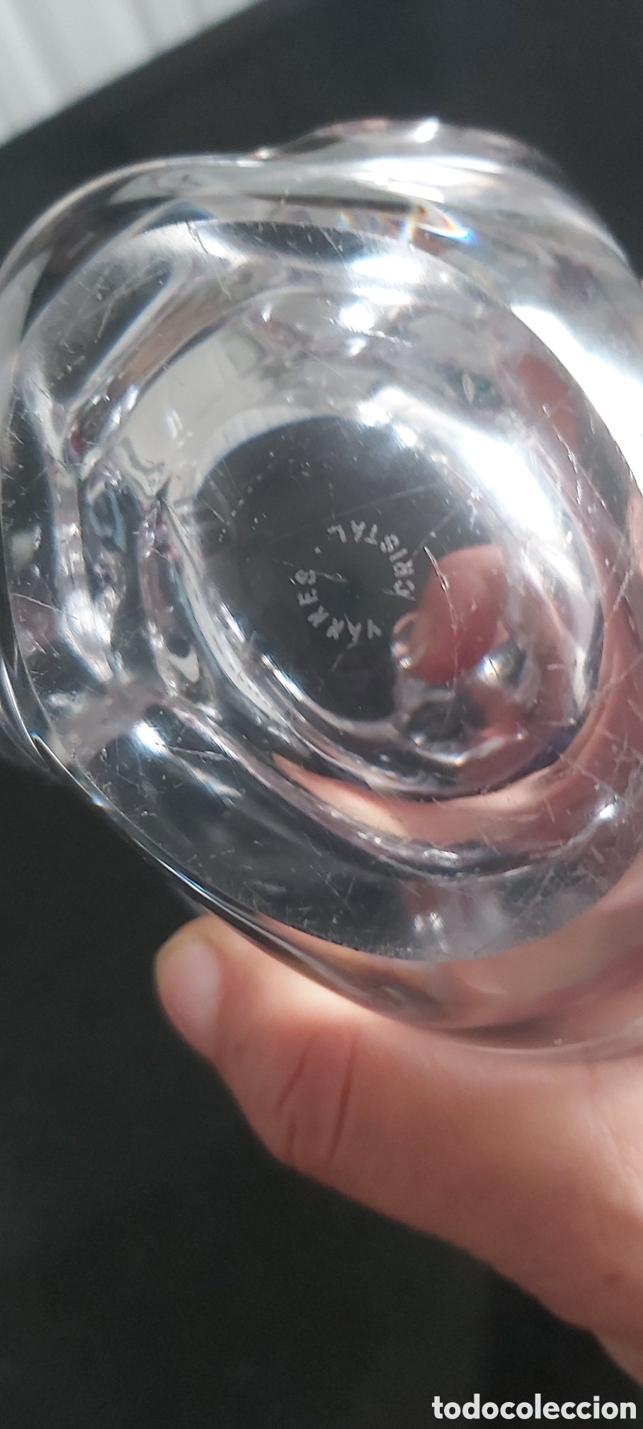 Vintage: Pisapapeles / Joyero de Cristal &ldquo;Vannes Le Ch&acirc;tel&rdquo; 800 g Vintage
