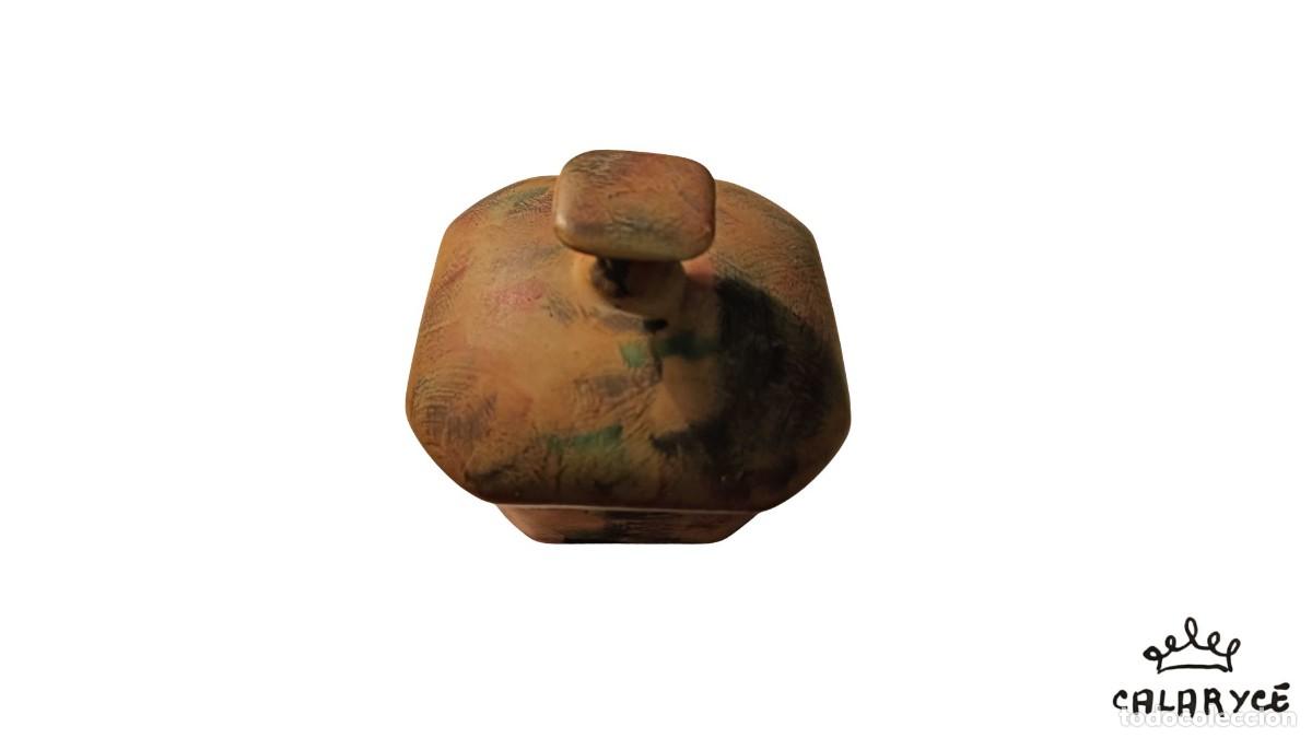 Vintage: JOYERO DE PORCELANA ART&Iacute;STICA - FIRMADO CALARYCE - A&Ntilde;OS 70-80