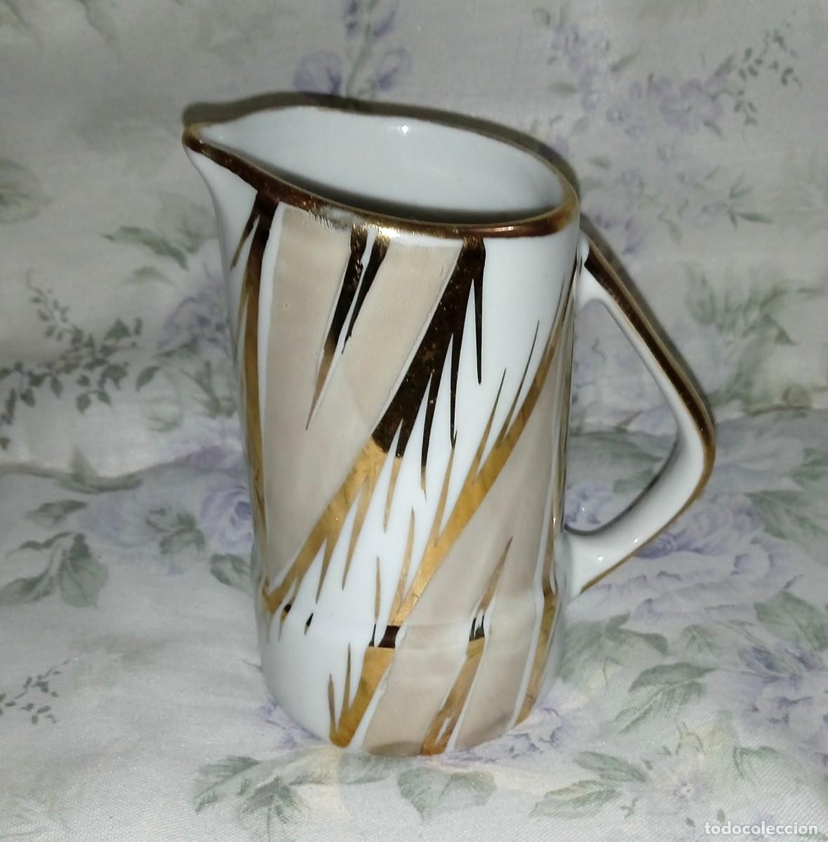 Vintage: JARRA DE LECHE DE PORCELANA-A&Ntilde;OS 60-70