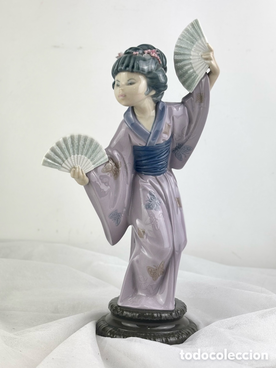 Vintage: MADAME BUTTERFLY DE PORCELANA- LLADRO