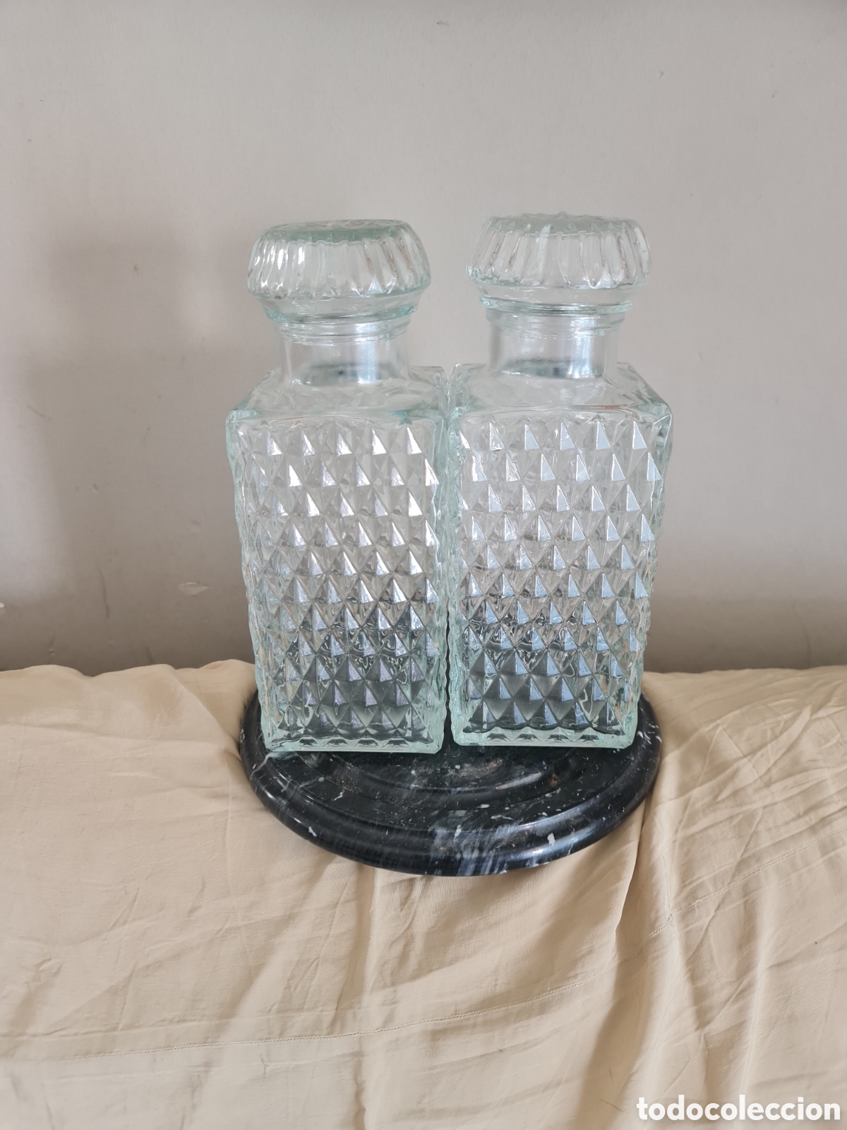 Vintage: JGO Artesanal Cristal Macizo Exclusivas Impecables