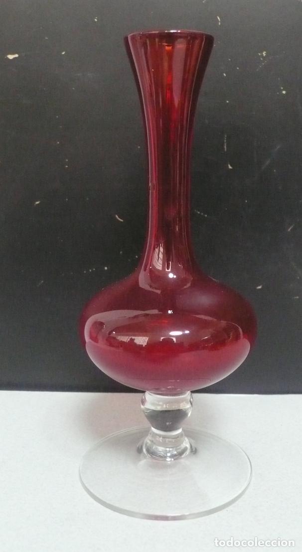 Vintage: PEQUE&Ntilde;O CRISTAL FLORERO