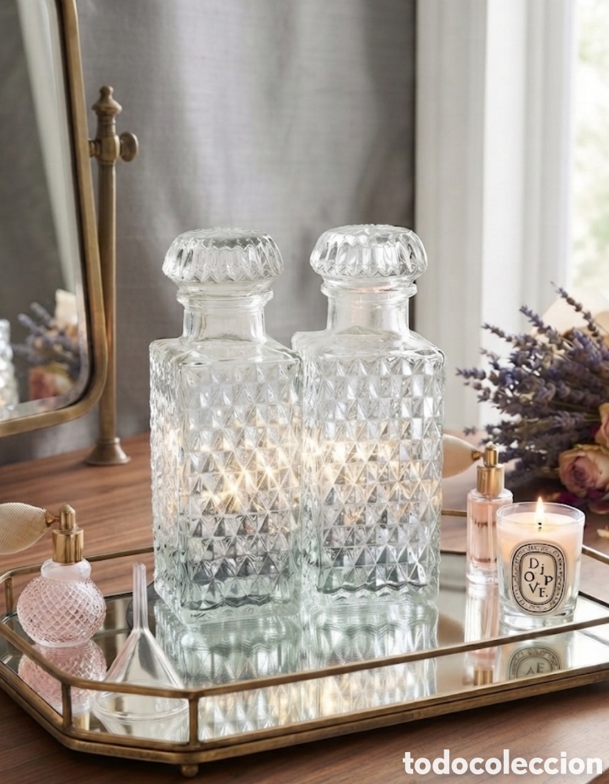 Vintage: JGO Artesanal Cristal Macizo Exclusivas Impecables
