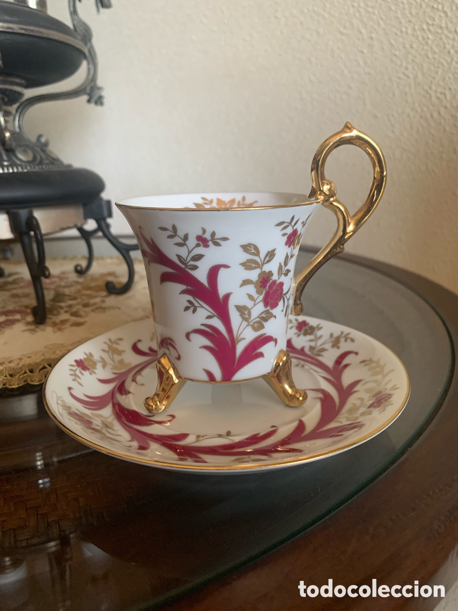 Vintage: Taza grande de porcelana