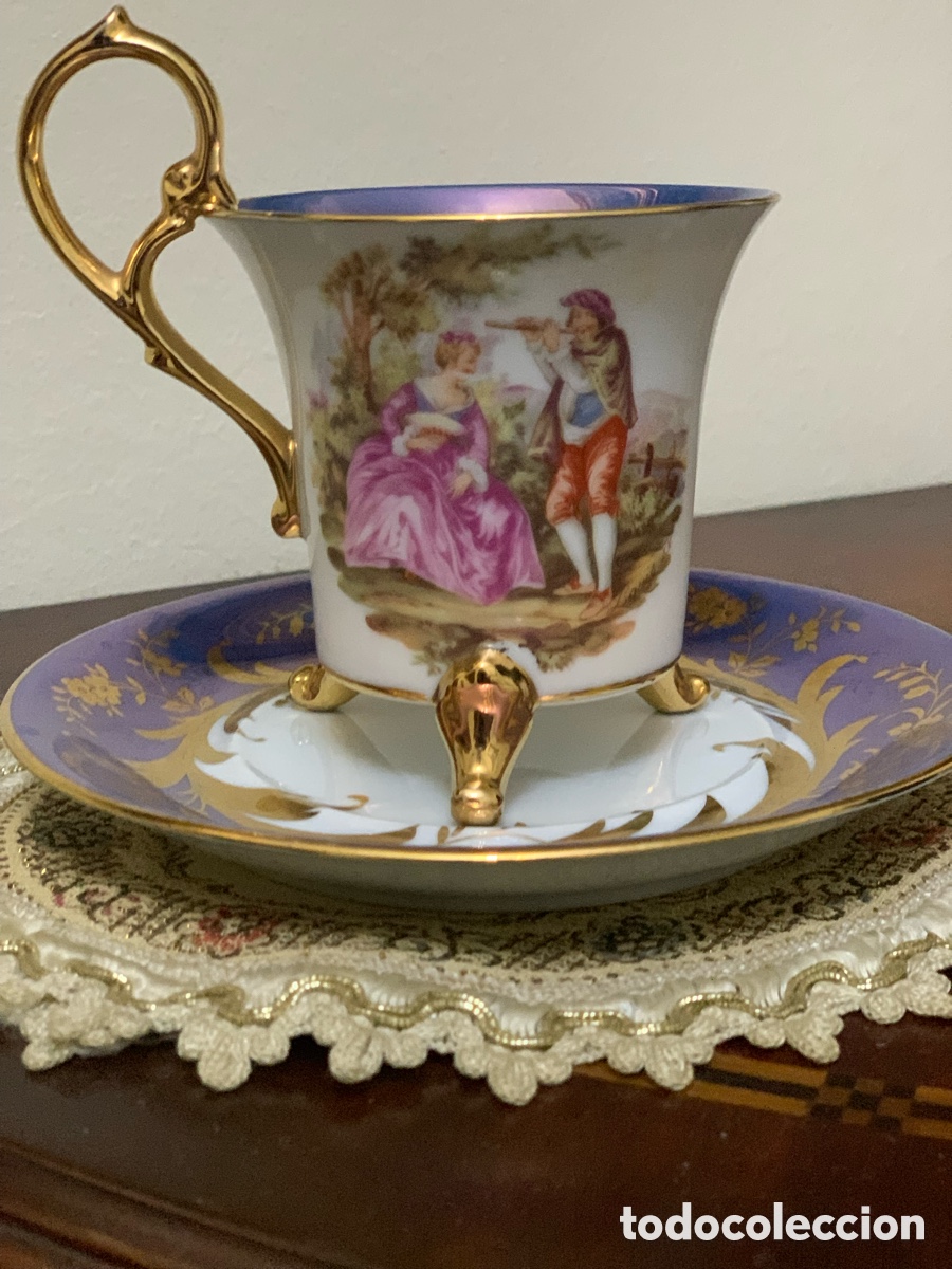 Vintage: Taza grande de porcelana