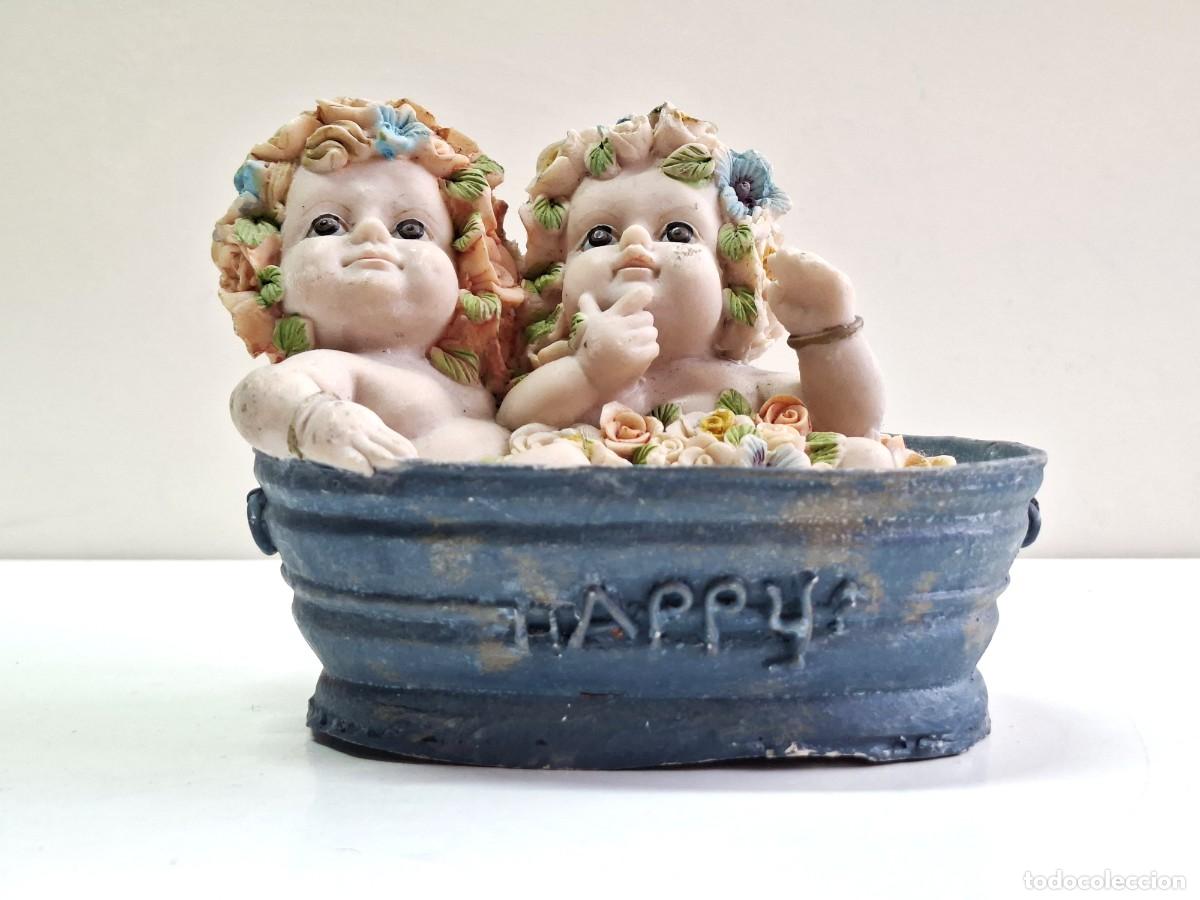Vintage: FIGURA DE &Aacute;NGEL ---- - Foto 2