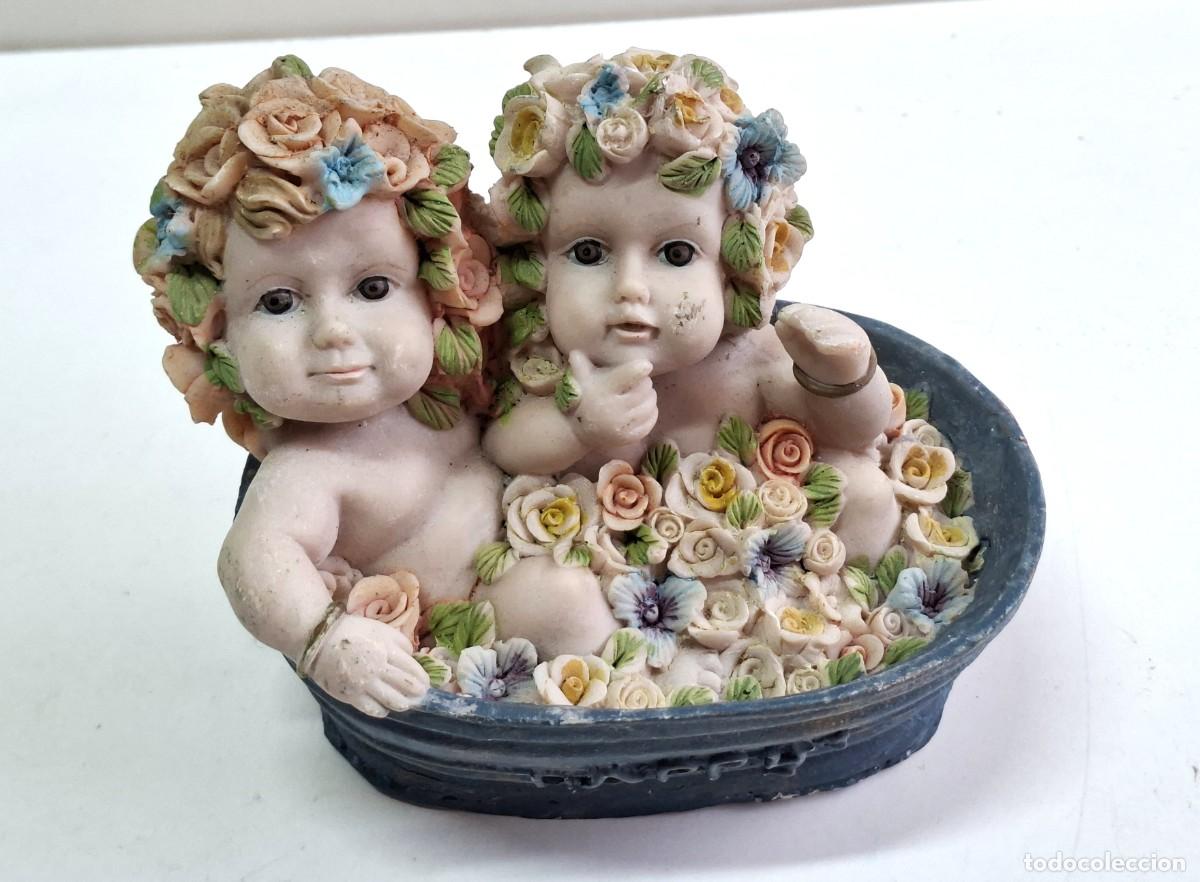 Vintage: FIGURA DE &Aacute;NGEL ---- - Foto 3