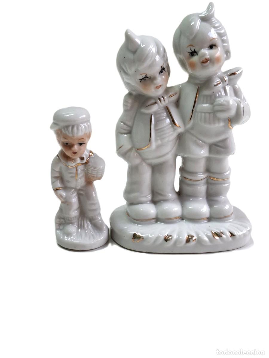 Vintage: Figuras de porcelana para ni&ntilde;os