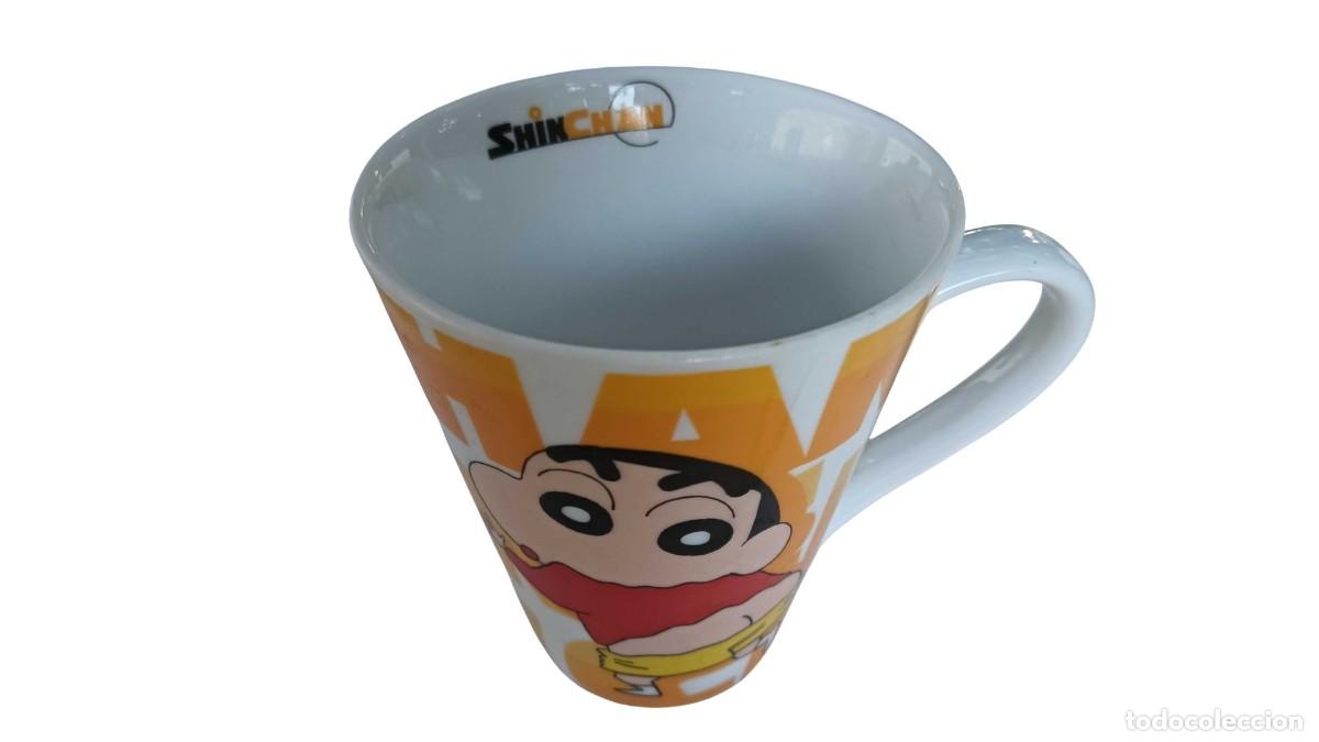 Vintage: TAZA DE CER&Aacute;MICA CRAYON SHIN-CHAN - MERCHANDISING OFICIAL - 2001