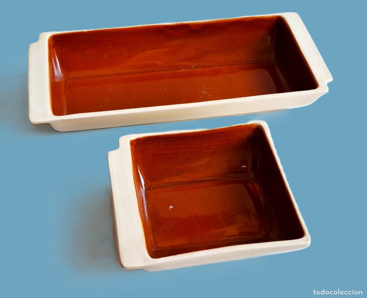 Vintage: DOS FUENTES - 25X11X4.CM Y 12X11X4.CM