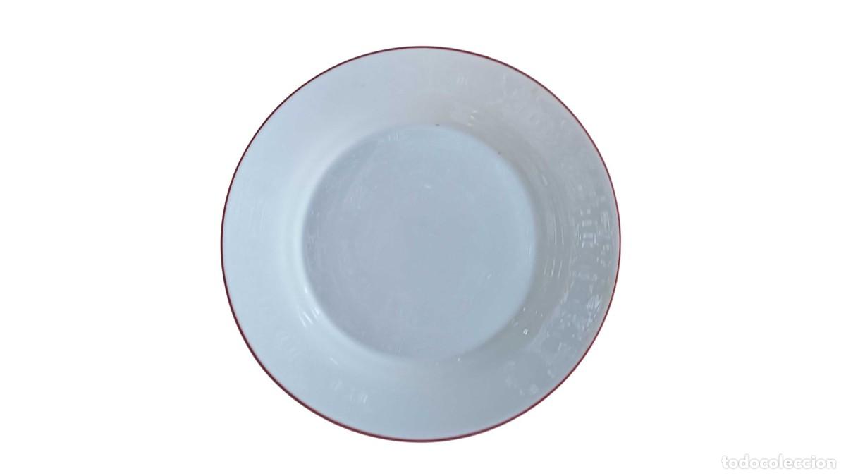 Vintage: PLATO VINTAGE HARMONIA &rdquo;RONDO&rdquo; CON BORDE DECORATIVO - A&Ntilde;OS 60/70