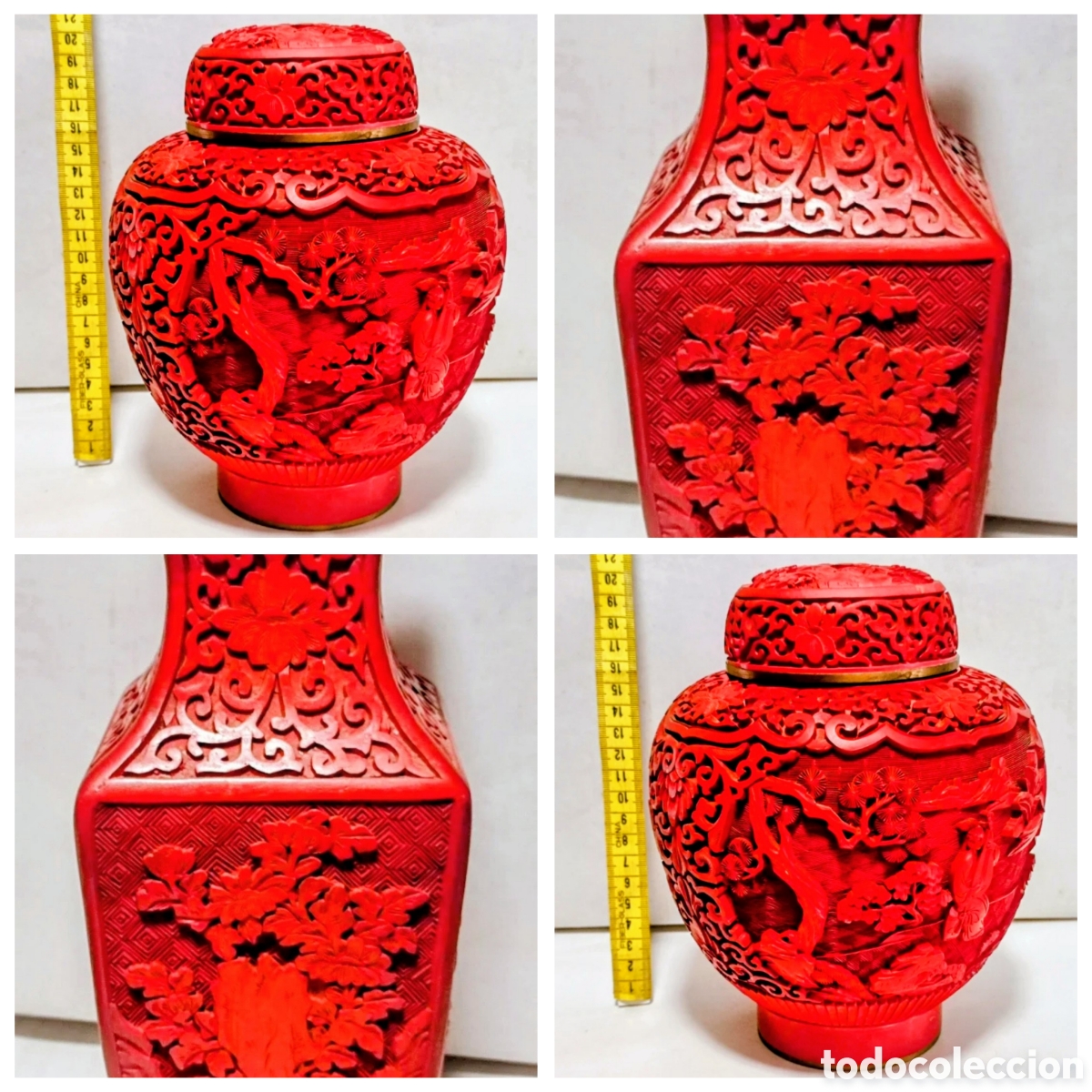 Vintage: LOTE DE LACA 2 JARRONES