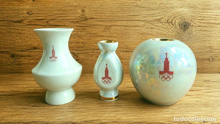 Vintage: Vintage x3 Olympic era 1980 USSR vases, Minskij Farforovij Zavod Minsk Porcelain Factory