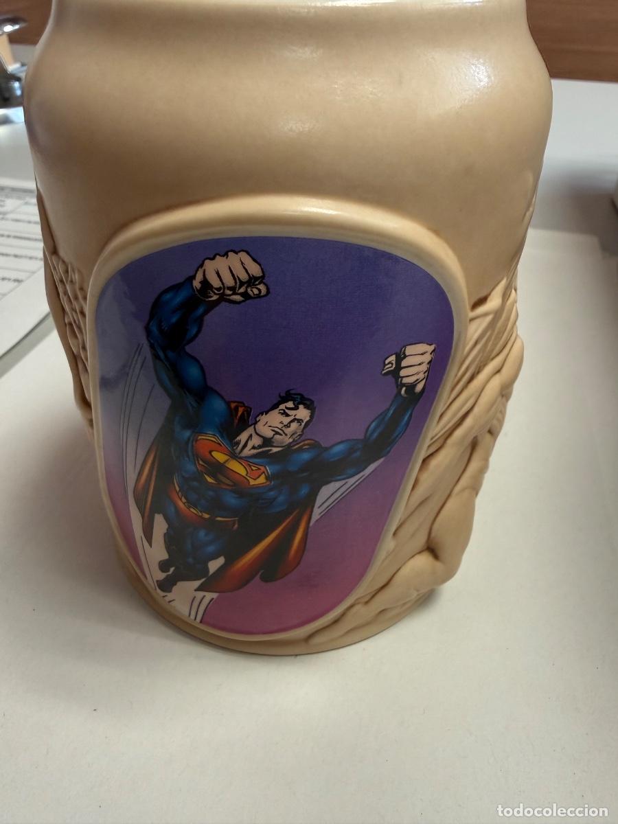 Vintage: &zwj;♂️ Jarra Gigante Oficial Superman DC Comics &ndash; Warner Bros. &ndash; Movie World &ndash; Coleccionista