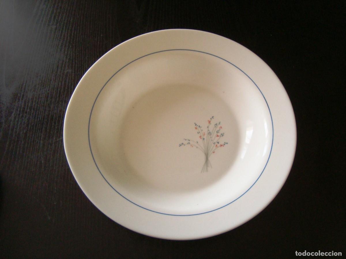 Vintage: FUENTE ONDA DE PORCELANA HARMONIA
