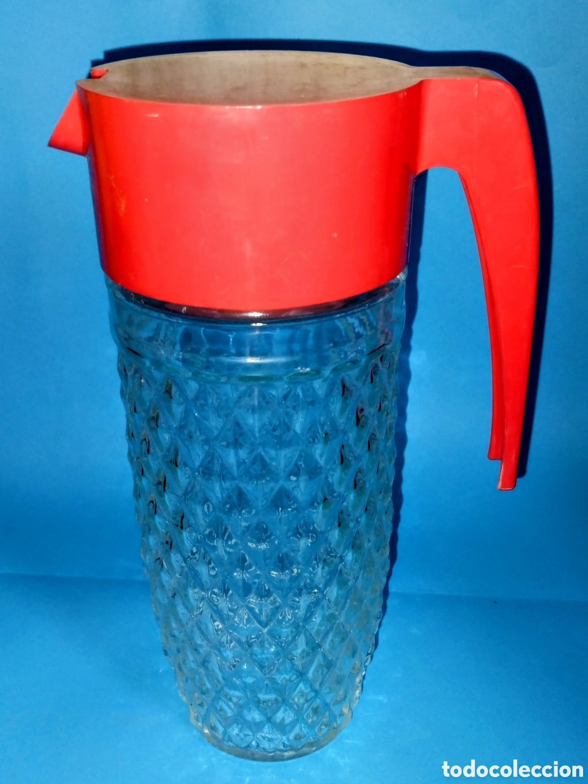 Vintage: JARRA DE CRISTAL VINTAGE de 25 cms de altura A&Ntilde;OS 60 marca NESTL&Eacute; completamente NUEVA SIN ESTRENAR