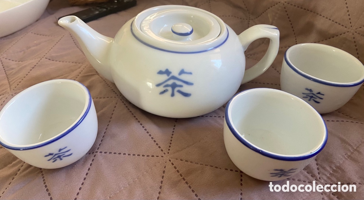 Vintage: Porcelana estilo Japan tetera y cuencos