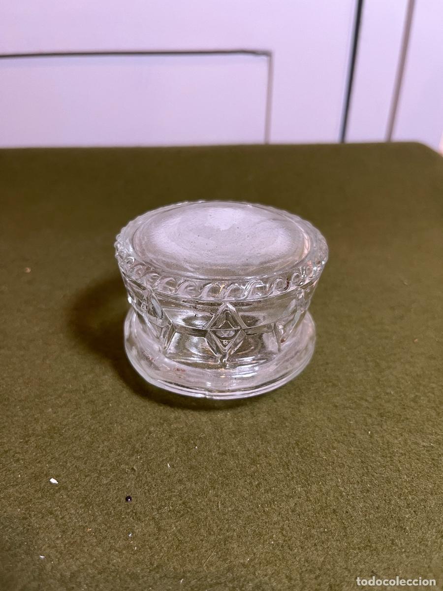 Vintage: Tap&oacute;n roscado antiguo de cristal para bote o tarro de farmacia &ndash; Repuesto original vintage