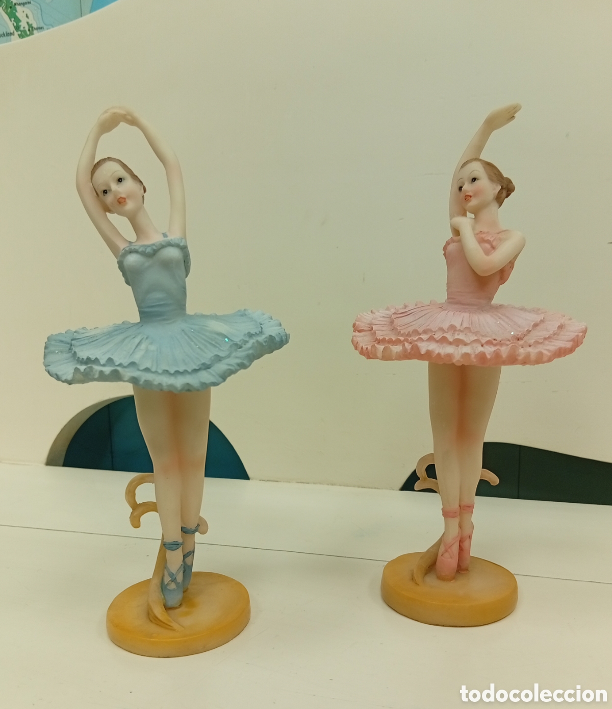 Vintage: Duo bailarinas cer&aacute;mica Vintage